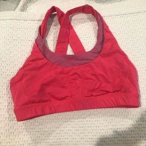 Pink Lulu Lemon Sports Bra
